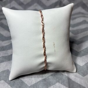 New! Rose Gold Dainty Bracelet Lobster Clasp & Extension